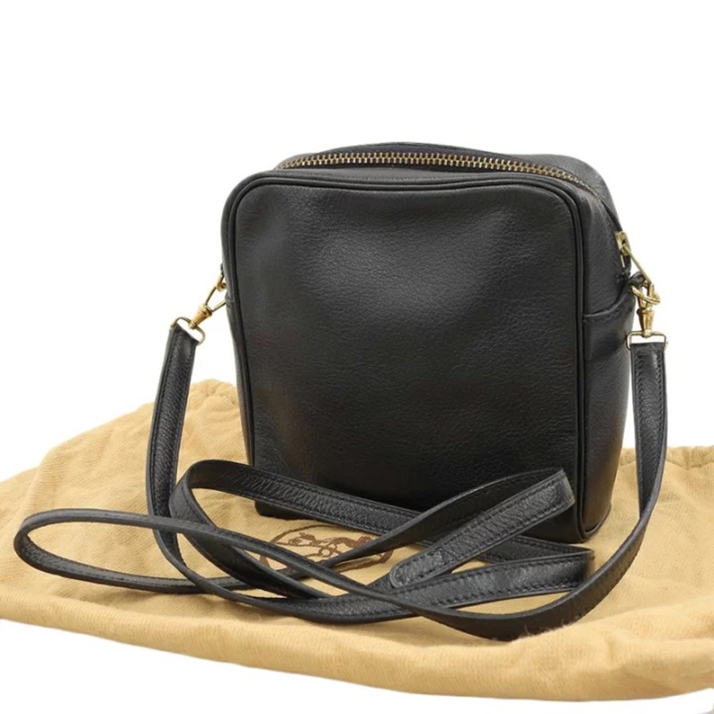 Authentic Hermès 1988 RARE Jockey black leather Crossbody Bag - Picture 2 of 8